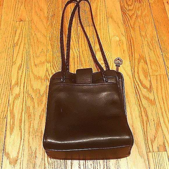 Unique Brighton Black Leather Satchel - Picture 7 of 8